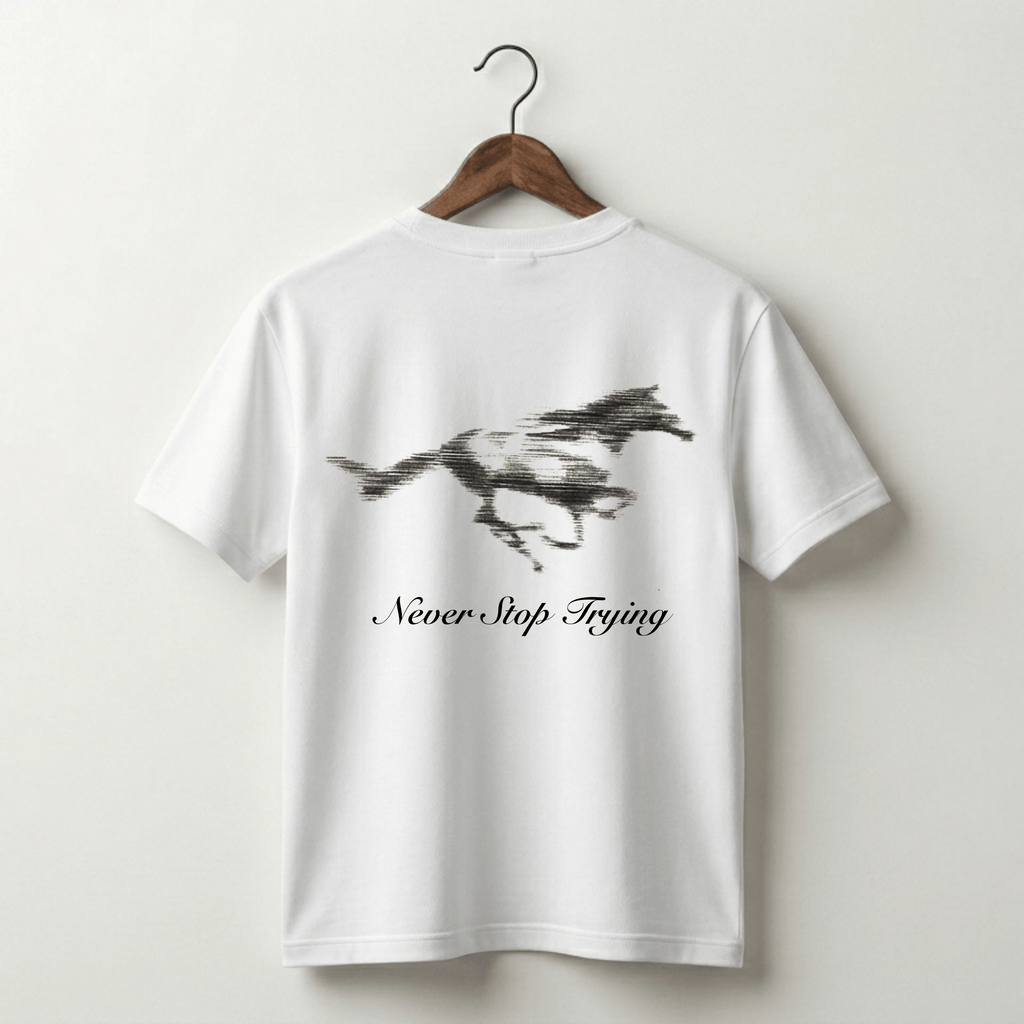 Never Stop Trying Horse Tee