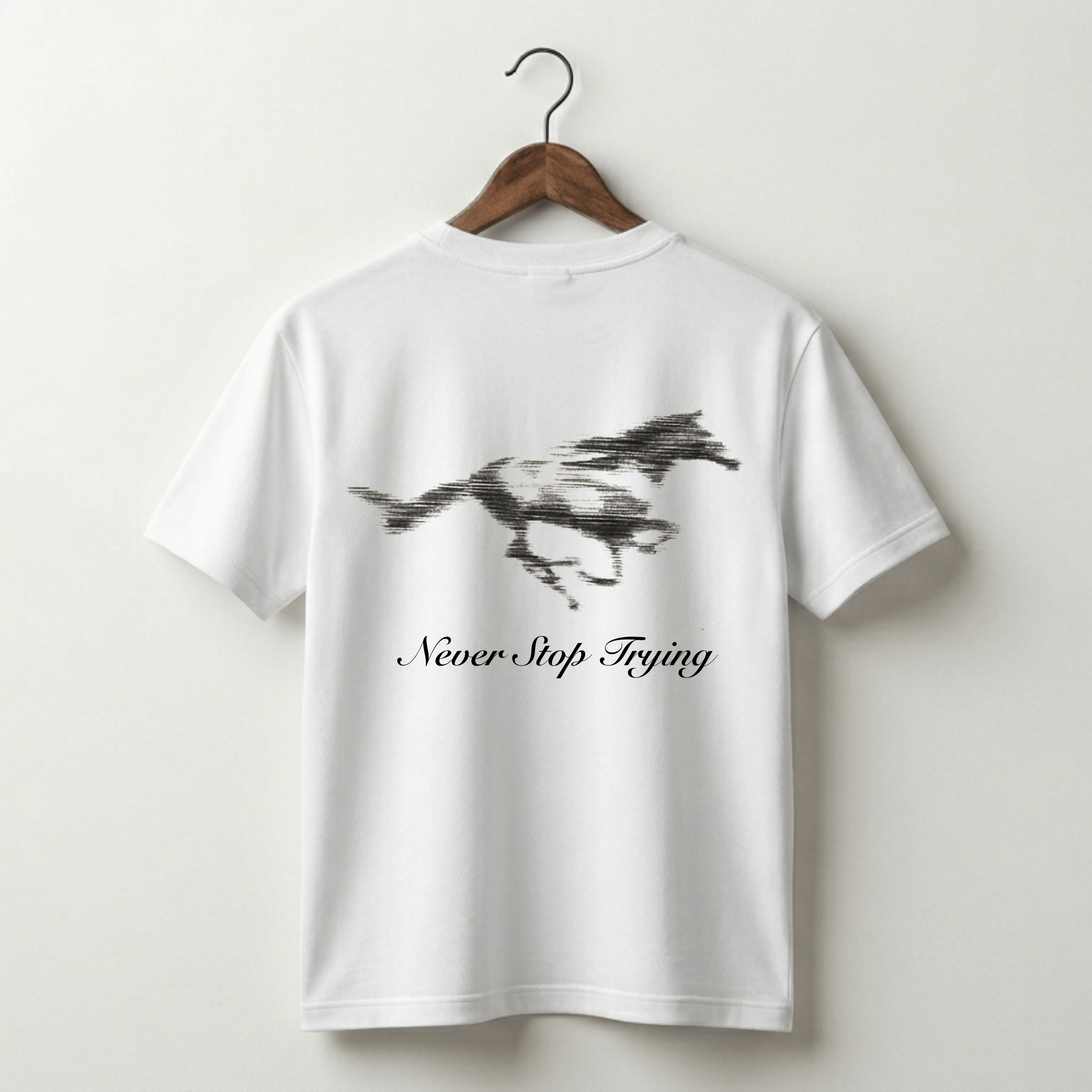 Never Stop Trying Horse Tee